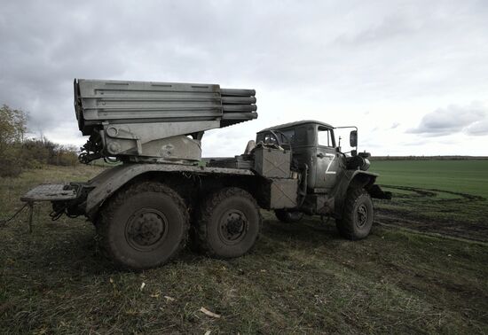 Russia Ukraine Military Operation Multiple Rocket Launcher