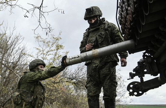 Russia Ukraine Military Operation Multiple Rocket Launcher