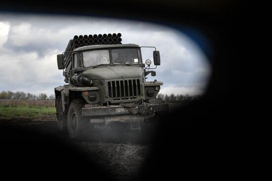 Russia Ukraine Military Operation Multiple Rocket Launcher