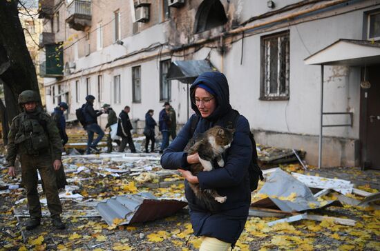 Russia Ukraine Military Operation DPR Shelling