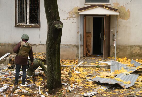 Russia Ukraine Military Operation DPR Shelling