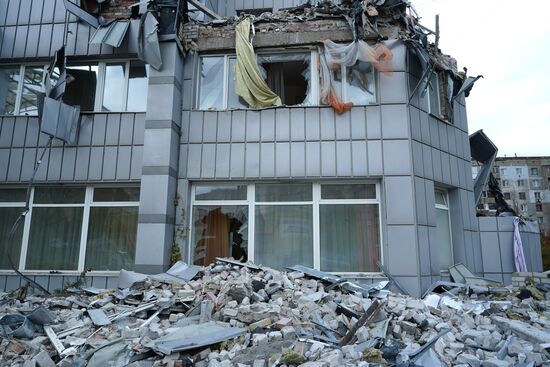 Russia Ukraine Military Operation LPR Shelling
