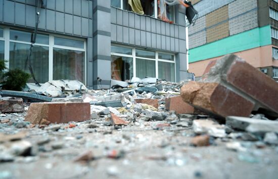 Russia Ukraine Military Operation LPR Shelling
