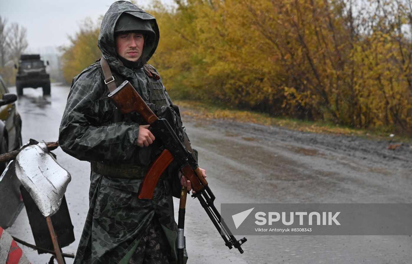 Ukraine Russia Military Operation LPR Militia