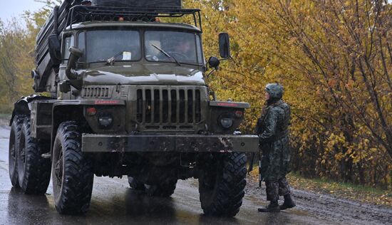 Ukraine Russia Military Operation LPR Militia