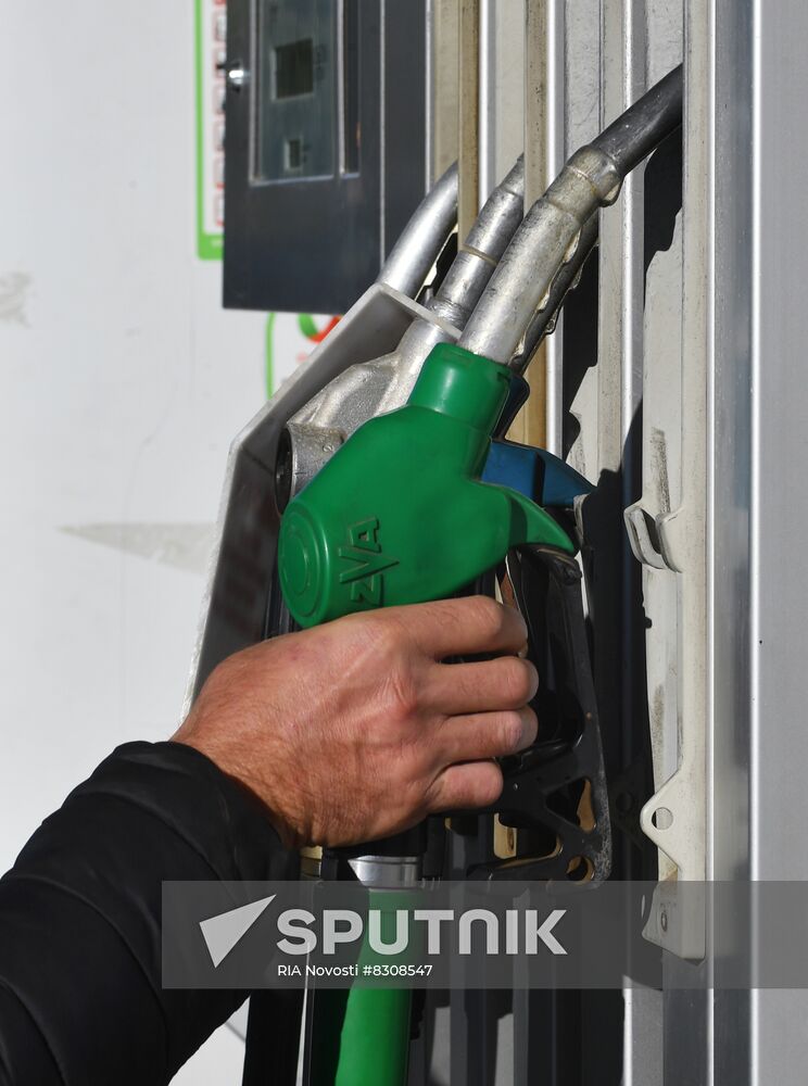 Russia Ukraine Military Operation Petrol Station