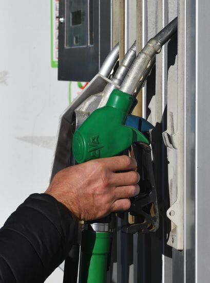Russia Ukraine Military Operation Petrol Station