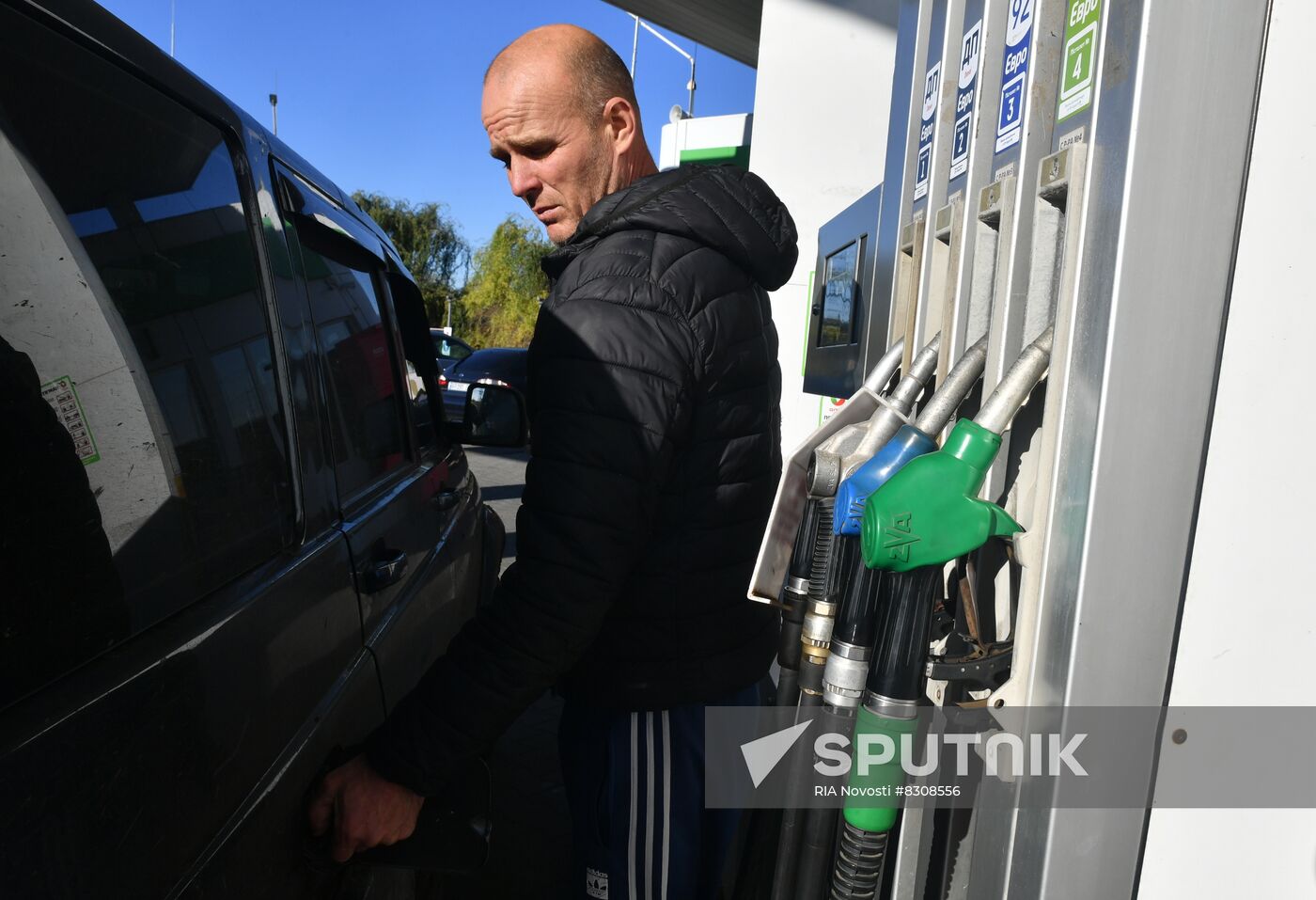 Russia Ukraine Military Operation Petrol Station