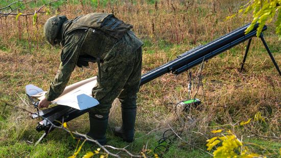 Russia Ukraine Military Operation UAV