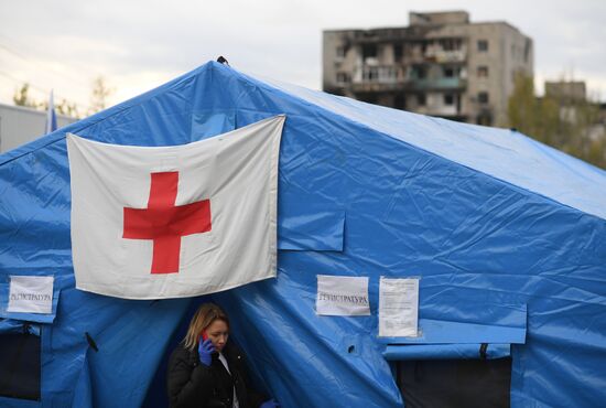 Russia Ukraine Military Operation Mobile Clinic