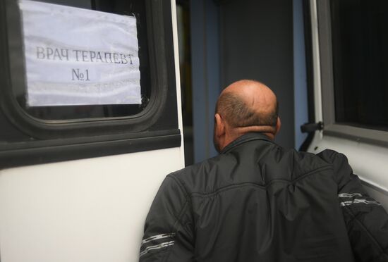 Russia Ukraine Military Operation Mobile Clinic