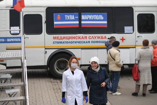 Russia Ukraine Military Operation Mobile Clinic