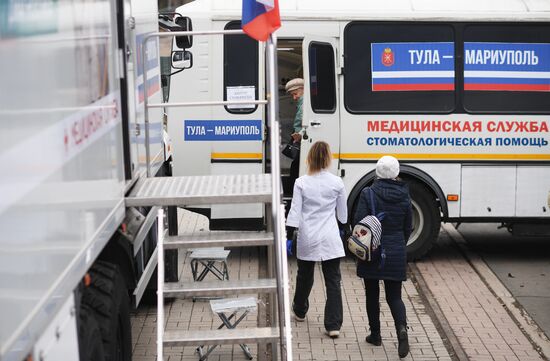 Russia Ukraine Military Operation Mobile Clinic