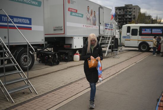 Russia Ukraine Military Operation Mobile Clinic