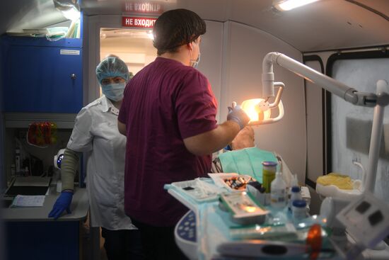 Russia Ukraine Military Operation Mobile Clinic