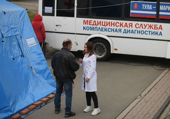 Russia Ukraine Military Operation Mobile Clinic