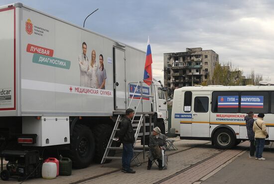 Russia Ukraine Military Operation Mobile Clinic