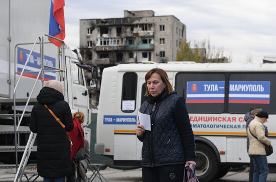 Russia Ukraine Military Operation Mobile Clinic