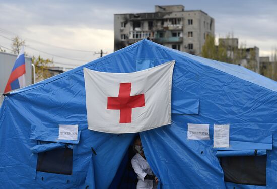 Russia Ukraine Military Operation Mobile Clinic