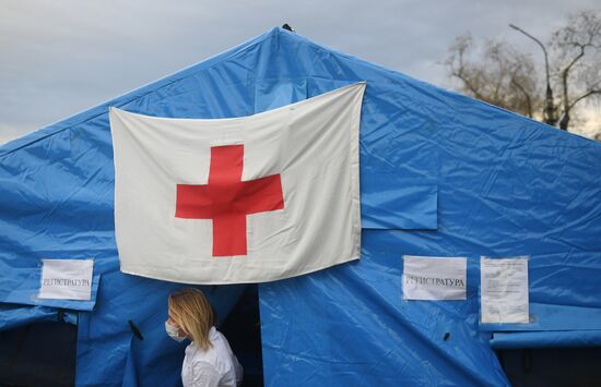 Russia Ukraine Military Operation Mobile Clinic