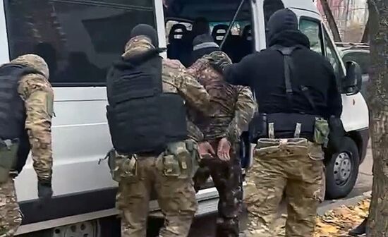 Russia Criminal Gang Members Detention