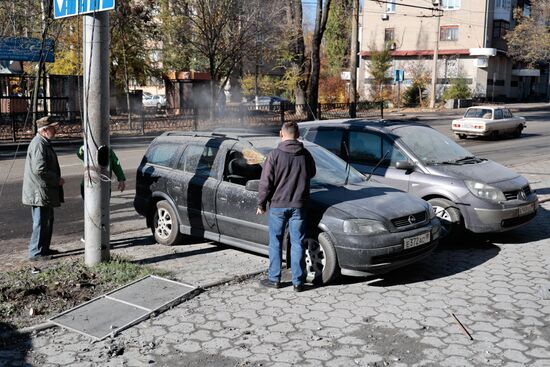 Russia Ukraine Military Operation Shelling