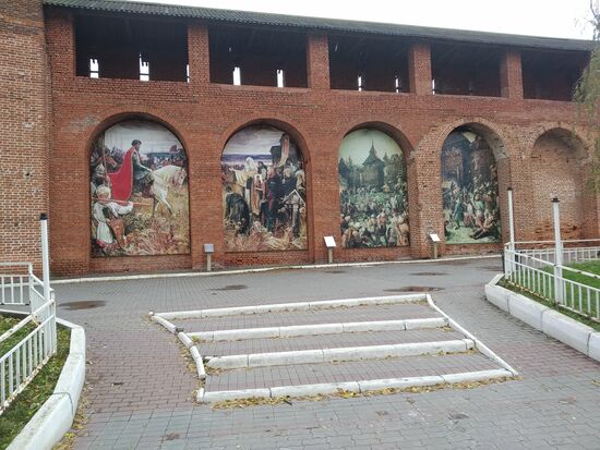 Fortification wall of Kolomna Kremlin