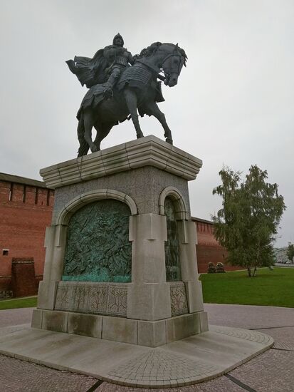Monument to Prince Dmitry Donskoi in Kolomna