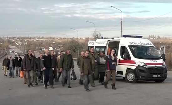 Russia Ukraine Military Operation POW Exchange