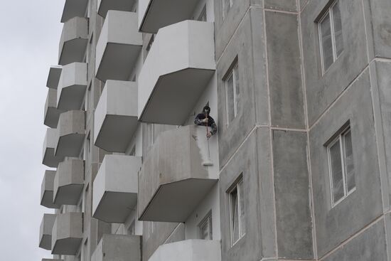Russia Ukraine Military Operation Residential Houses
