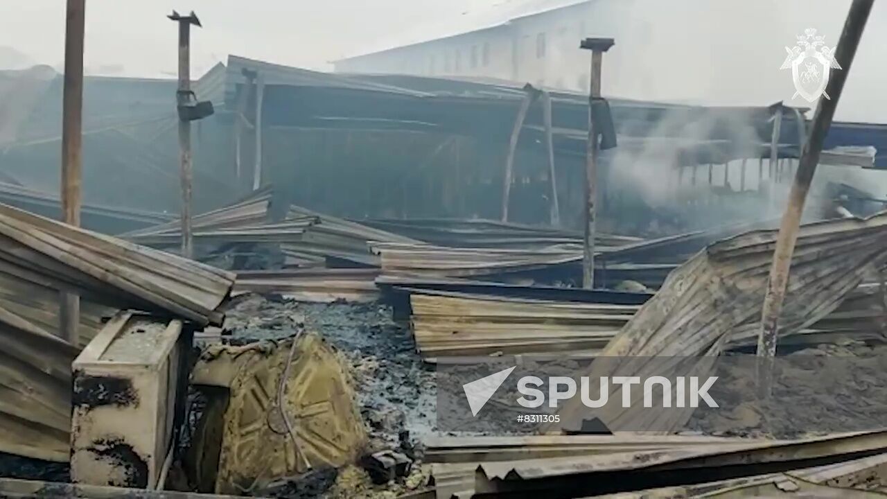 Russia Fire Aftermath