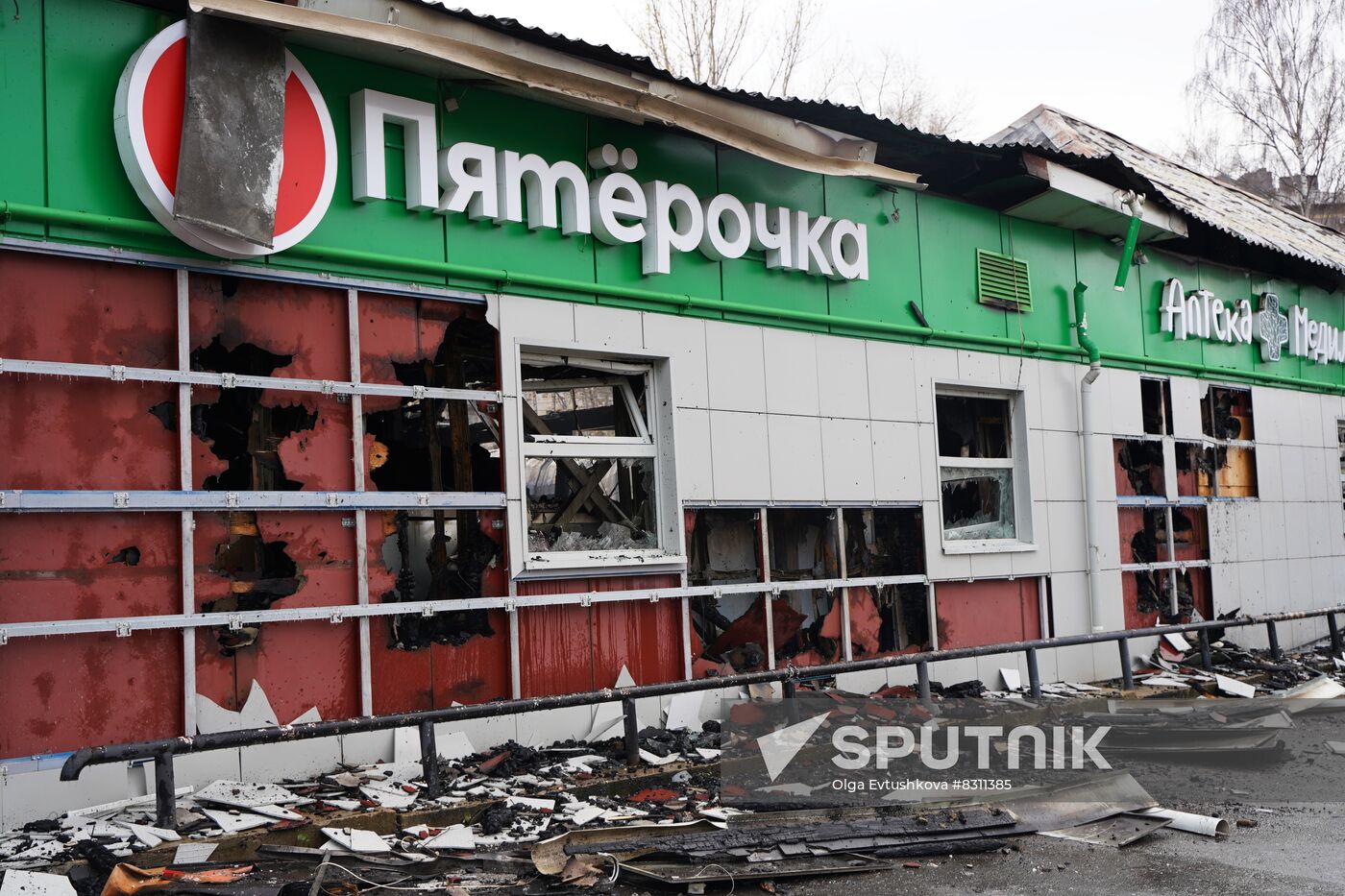 Russia Fire Aftermath