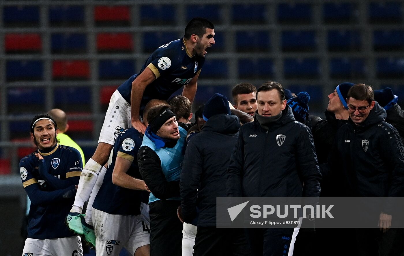 Russia Soccer Premier-League CSKA - Pari NN