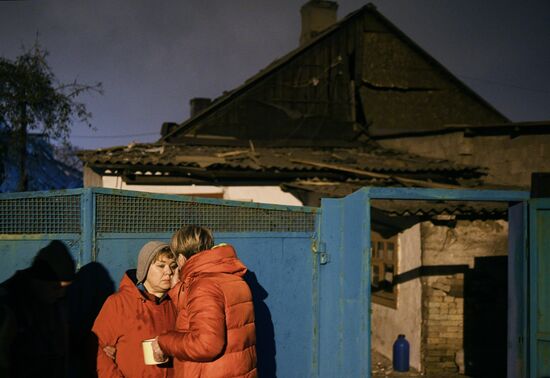 Russia Ukraine Military Operation Shelling