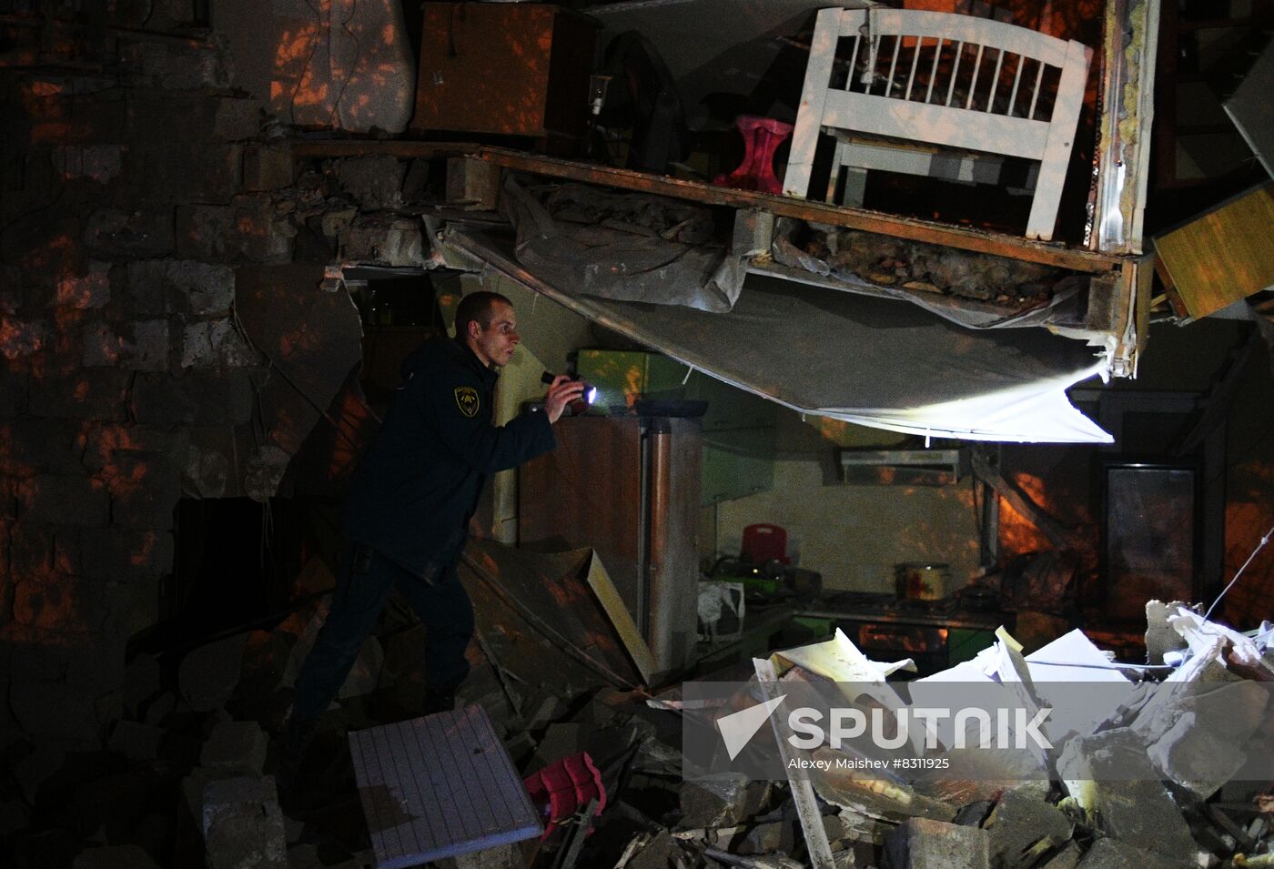 Russia Ukraine Military Operation Shelling