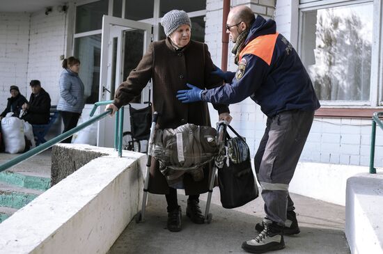 Russia Ukraine Military Operation Evacuation