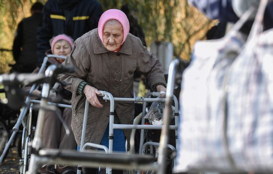 Russia Ukraine Military Operation Evacuation