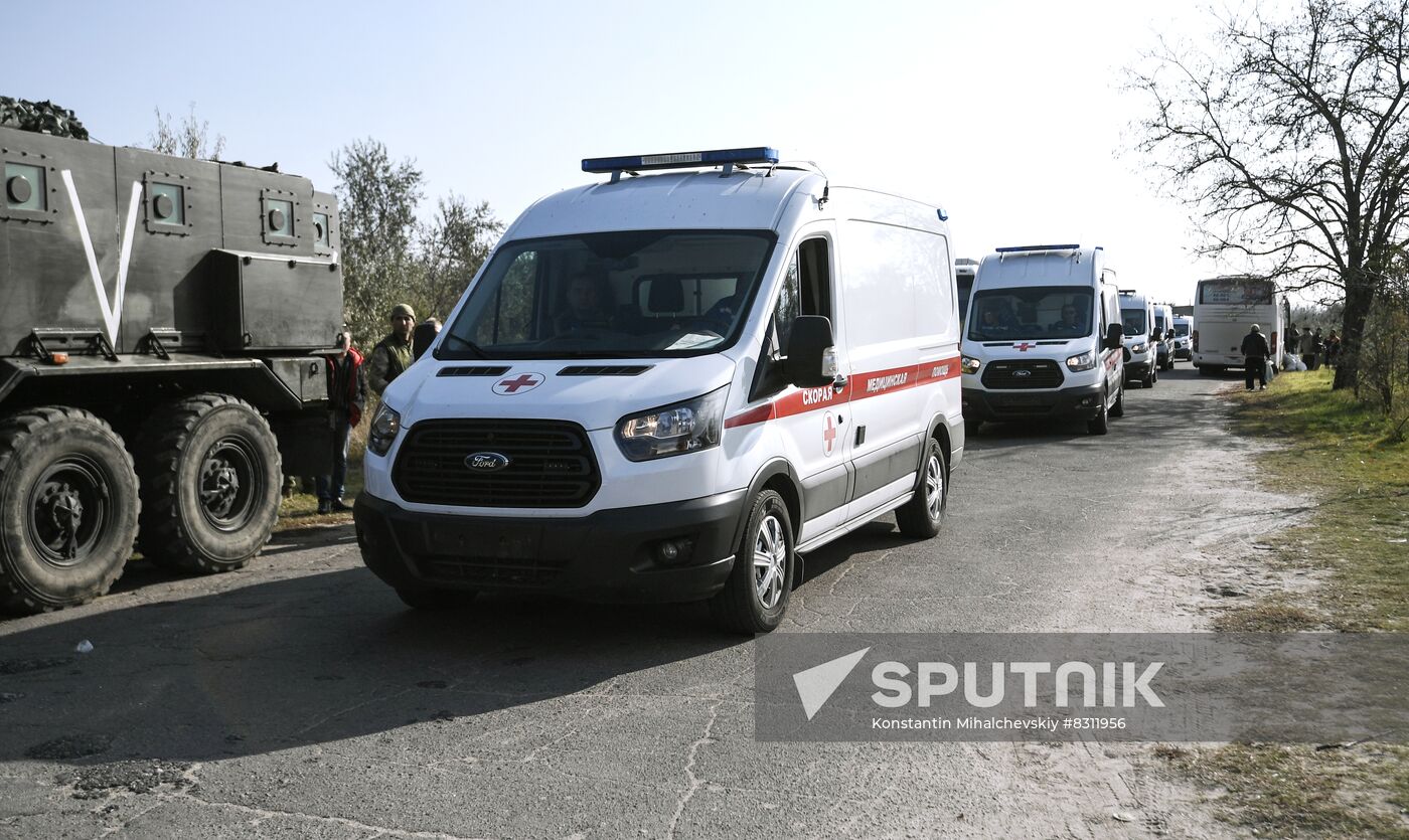 Russia Ukraine Military Operation Evacuation