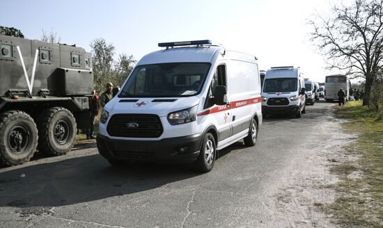 Russia Ukraine Military Operation Evacuation