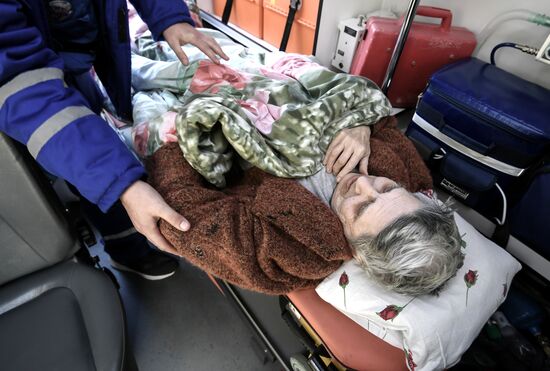 Russia Ukraine Military Operation Evacuation