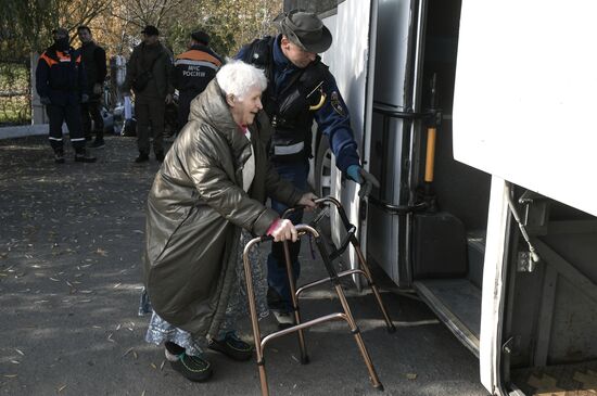 Russia Ukraine Military Operation Evacuation