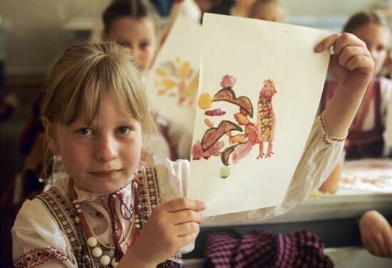 Ryabinushka kindergarten in Novosibirsk's Akademgorodok
