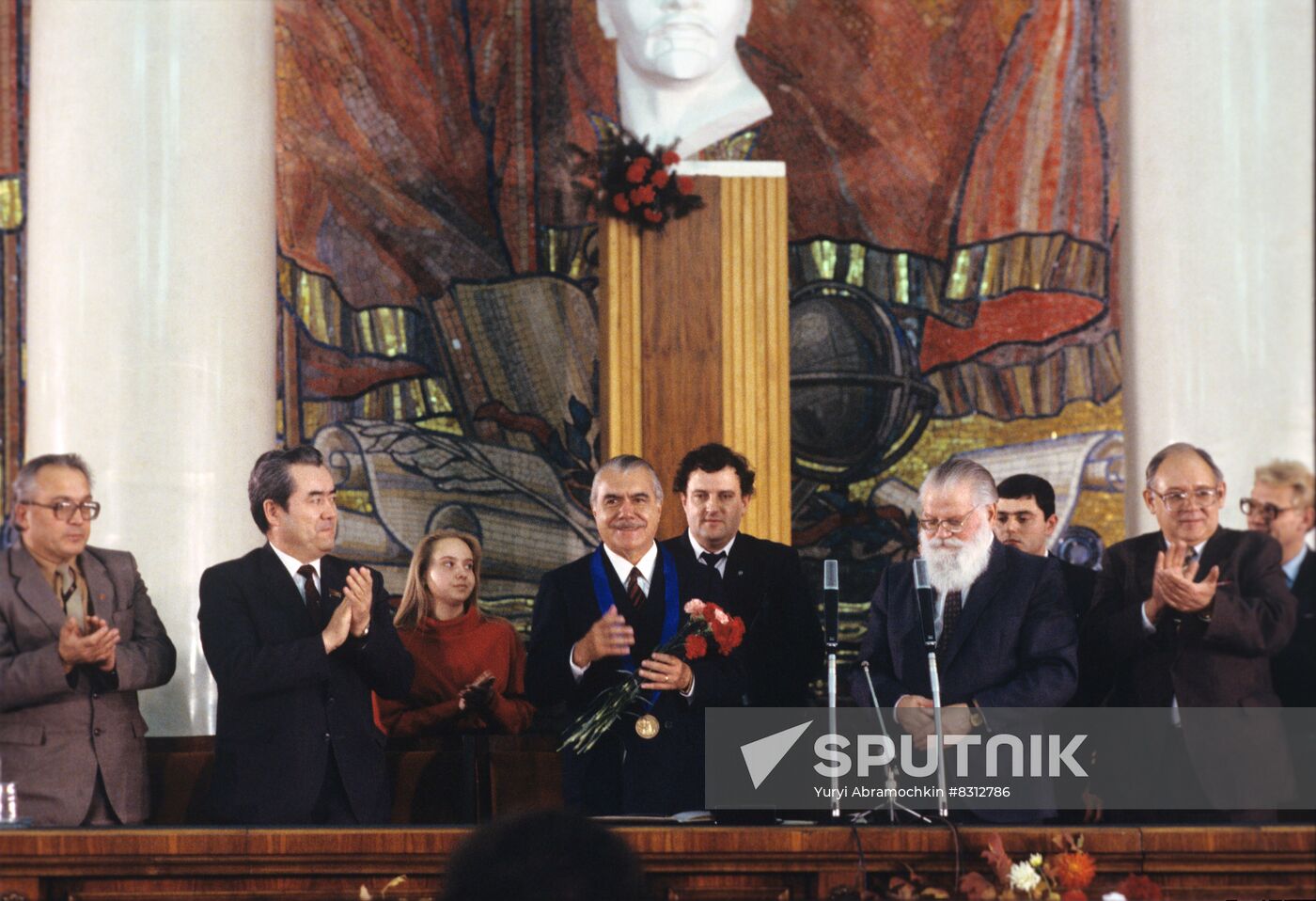 President of Brazil Jose Sarney visits USSR
