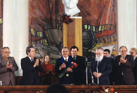 President of Brazil Jose Sarney visits USSR
