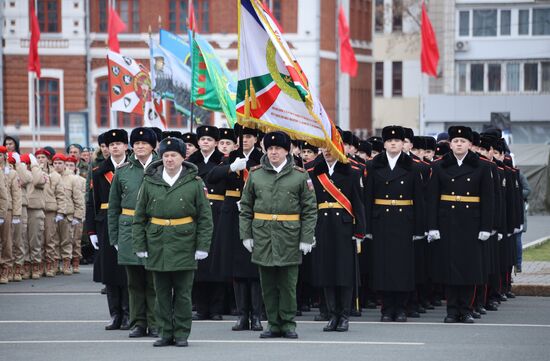 Russia WWII Historical Parade Anniversary