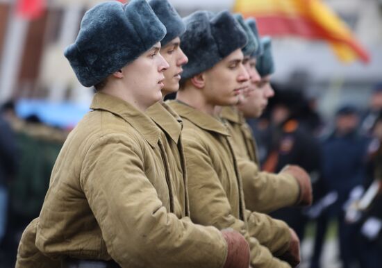 Russia WWII Historical Parade Anniversary
