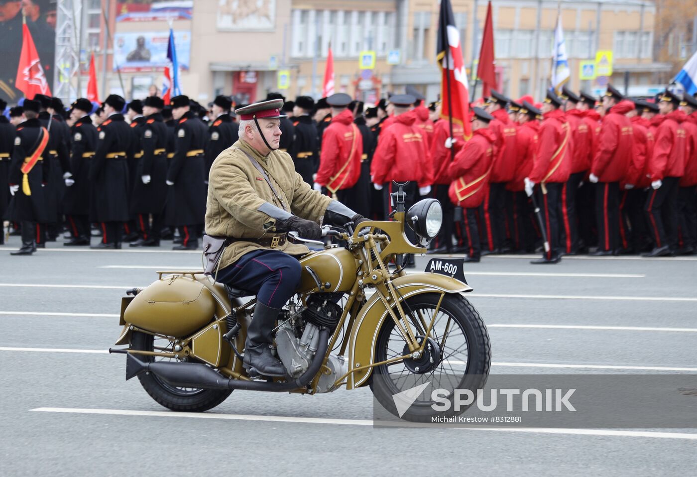 Russia WWII Historical Parade Anniversary