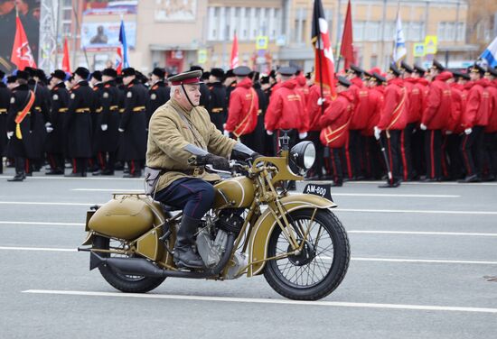 Russia WWII Historical Parade Anniversary