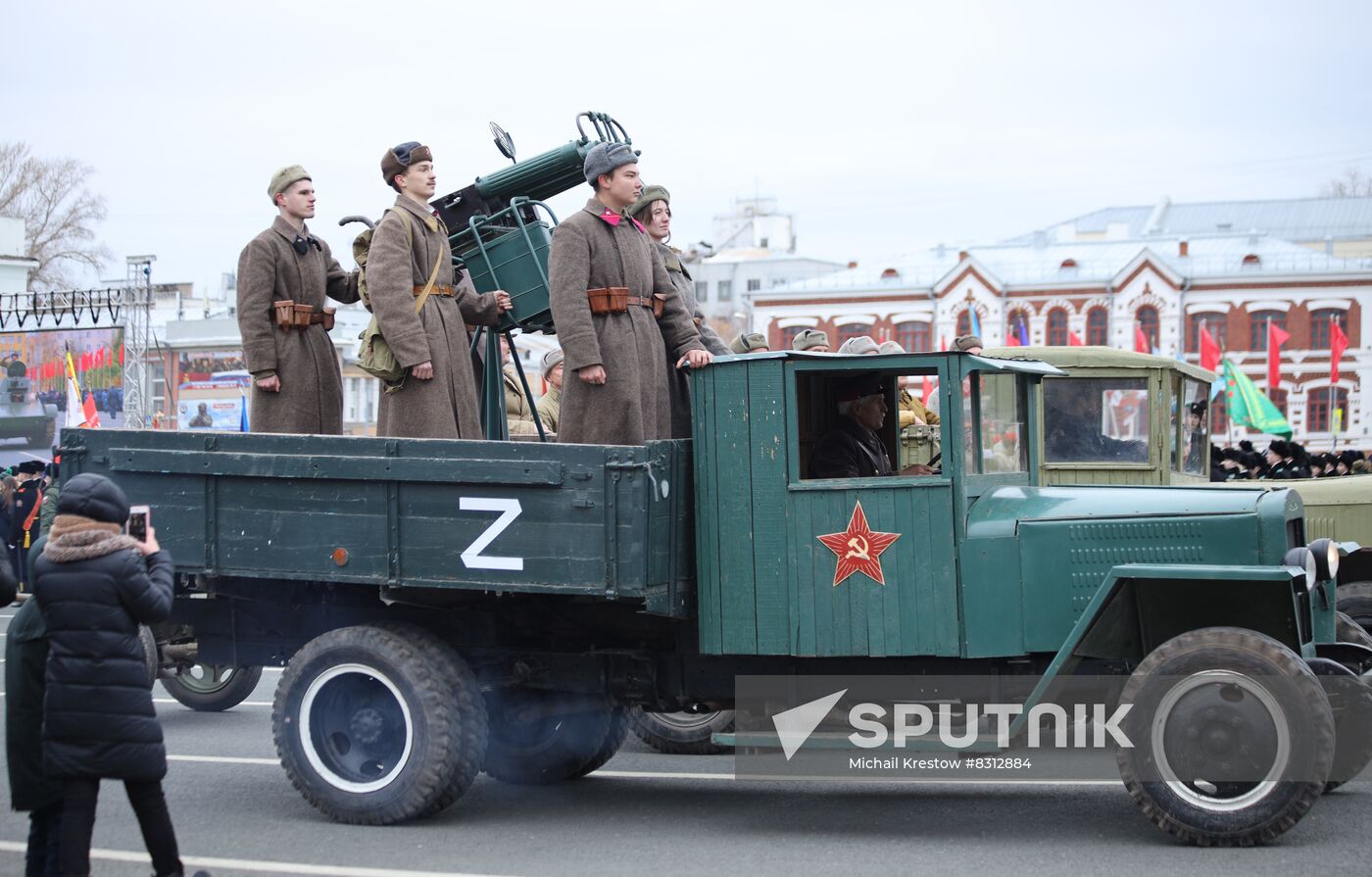 Russia WWII Historical Parade Anniversary