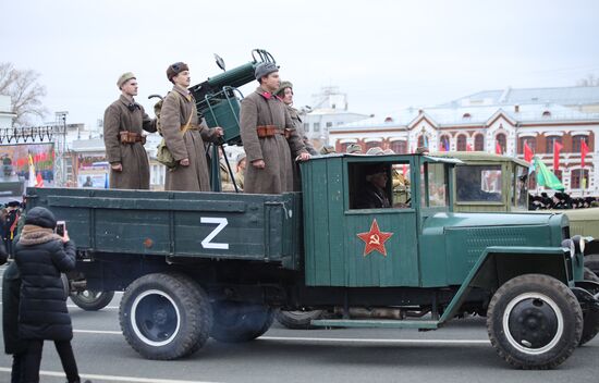 Russia WWII Historical Parade Anniversary